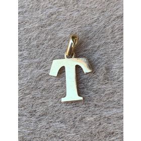 Bayar Gold 14 Ayar Altın 2 Boyutlu T Harfli Kolye Ucu