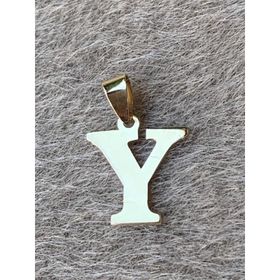 Bayar Gold 14 Ayar Altın 2 Boyutlu Y Harfli Kolye Ucu