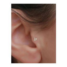 Bayar Gold 14 Ayar Altın Çiçek Tragus