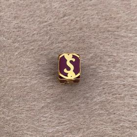 Bayar Gold 14 Ayar Altın Kafesli Bordo Boncuk S Harf Kolye Ucu