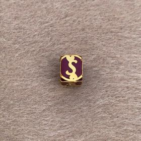 Bayar Gold 14 Ayar Altın Kafesli Bordo Boncuk S Harf Kolye Ucu