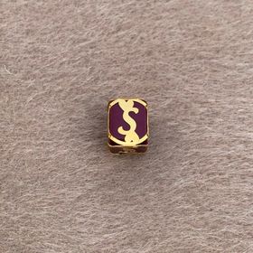 Bayar Gold 14 Ayar Altın Kafesli Bordo Boncuk S Harf Kolye Ucu