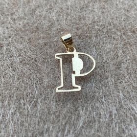 Bayar Gold 14 Ayar Altın Soft P Harfli Kolye Ucu