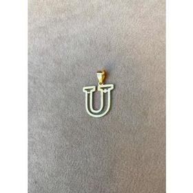 Bayar Gold 14 Ayar Altın Soft U Harfli Kolye Ucu