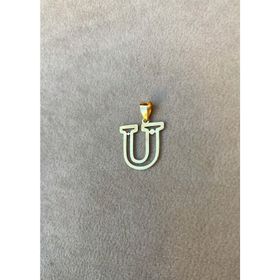Bayar Gold 14 Ayar Altın Soft U Harfli Kolye Ucu