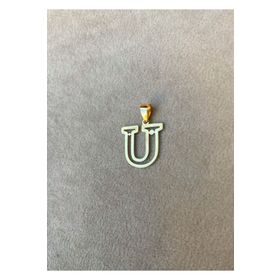 Bayar Gold 14 Ayar Altın Soft U Harfli Kolye Ucu