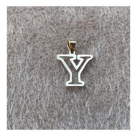 Bayar Gold 14 Ayar Altın Soft Y Harfli Kolye Ucu
