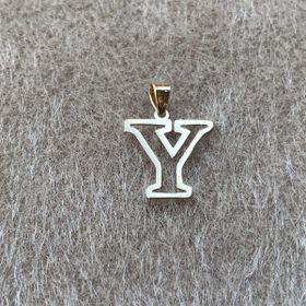 Bayar Gold 14 Ayar Altın Soft Y Harfli Kolye Ucu