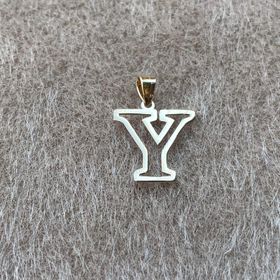 Bayar Gold 14 Ayar Altın Soft Y Harfli Kolye Ucu
