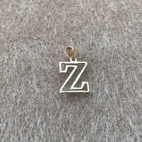 Bayar Gold 14 Ayar Altın Soft Z Harfli Kolye Ucu