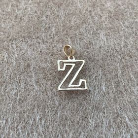 Bayar Gold 14 Ayar Altın Soft Z Harfli Kolye Ucu