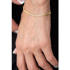 Bayar Gold 14 Ayar Balık Sırtı Altın Bileklik