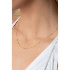 Bayar Gold 14 Ayar Sarı Mini Toplu Altın Kolye