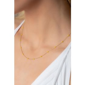 Bayar Gold 14 Ayar Sarı Mini Toplu Altın Kolye