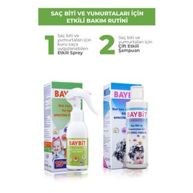 Baybit 100 ml Saç Bit Spreyi + 200 ml Bit Şampuanı