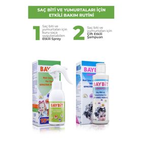 Baybit 100 ml Saç Bit Spreyi + 200 ml Bit Şampuanı