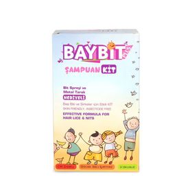 Baybit Bit Spreyi ve Metal Tarak Hediyeli Şampuan Kit