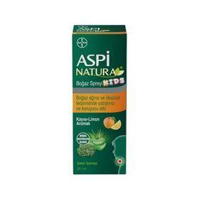 Bayer 20 ml Kayısı & Limon Aspinatura Kids Boğaz Spreyi