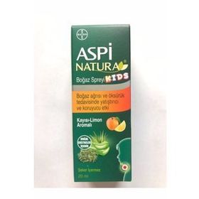 Bayer 20 ml Kayısı & Limon Aspinatura Kids Boğaz Spreyi