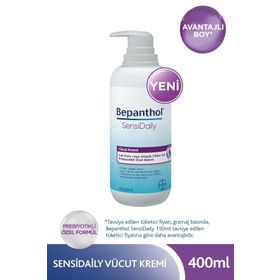Bayer 400 ml Bepanthol Sensidaily Vücut Kremi