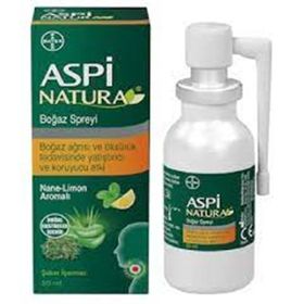 Bayer Aspinatura Nane ve Limon Aromalı 20 ml Boğaz Spreyi