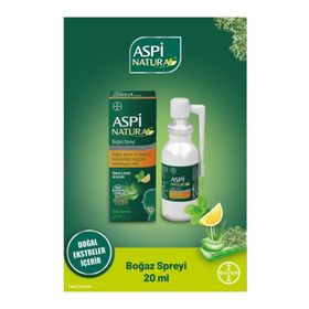 Bayer Aspinatura Nane ve Limon Aromalı 20 ml Boğaz Spreyi