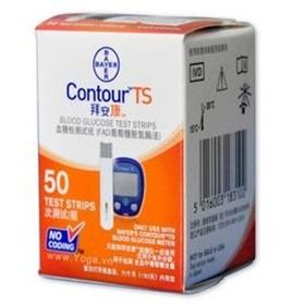 Bayer Contour TS 50 Strip Şeker Ölçüm Çubuğu