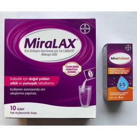 Bayer Miralax Makrogol 10 Saşe + Probiyotik 5 ml Damla