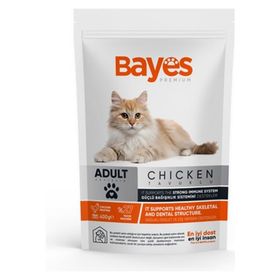Bayes Premium Tavuklu Yetişkin 400 gr Kedi Kuru Mama