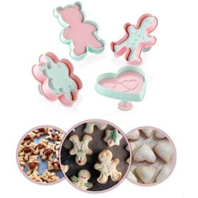 Bayev 3117 Basmalı Kopat Ginger Man Ayıcıklı Yılbaşı Kurabiye Kalıbı