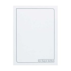 Bayındır 24x34 40 Yaprak Üye Kayıt Defteri