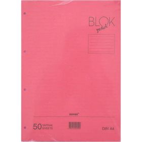 Bayındır 5696102 A4 Çizgili 50'li Renkli Kolej Yedek