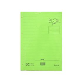 Bayındır A4 Çizgili 50 Yaprak Yeşil Klasör Yedeği