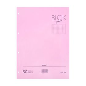 Bayındır A4 Kareli 50 Yaprak Pembe Klasör Yedeği