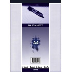 Bayındır BYBN0100 A4 Ciltli Kareli Bloknot