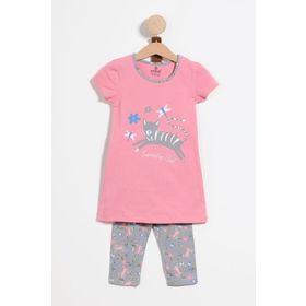 Baykar 9278 Pembe Kız Çocuk Pijama Takımı