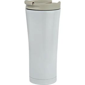 Baylar Çift katmanlı Kaliteli Paslanmaz Çelik 500 ml Beyaz Seyahat Termos Bardak