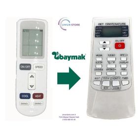 Baymak Elegant Plus UV Duvar Tipi Split Klima Kumandası