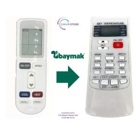 Baymak Elegant Plus UV Duvar Tipi Split Klima Kumandası