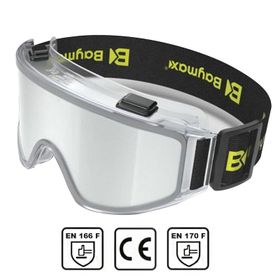 Baymax Grand S550 Antifog Şeffaf Koruyucu Çapak Işçi Gözlüğü