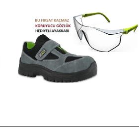 Baymax S1P S-01 Çelik Burun Çelik Taban Gri İş Ayakkabı