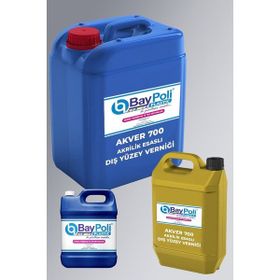 Baypoli Akver 700 Akrilik Esaslı 10 kg Dış Yüzey Verniği