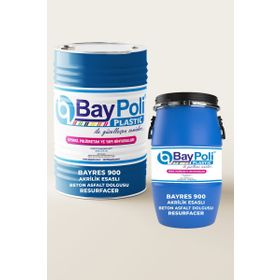 Baypoli Bayress 900 Siyah Akrilik Resurfacer 60 kg Zemin Düzeltme Dolgusu