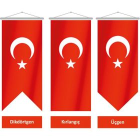 Bayrak Online 50x200 cm Kırlangıç Türk Bayrağı