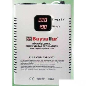 Baysallar 500 Va Mikro İşlemcili Kombi Voltaj Regülatörü