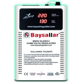 Baysallar Mikro İşlemcili Kombi 1000VA Voltaj Regülatörü