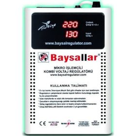Baysallar Mikro İşlemcili Kombi 1000VA Voltaj Regülatörü