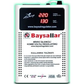 Baysallar Mikro İşlemcili Kombi 1000VA Voltaj Regülatörü