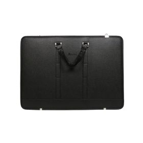 Bback 40x55 cm Siyah Suni Deri Lastikli Bölme Proje Çantası