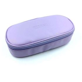 Bback 5796479 N:323 Suni Deri Oval Lila Kalem Kutusu